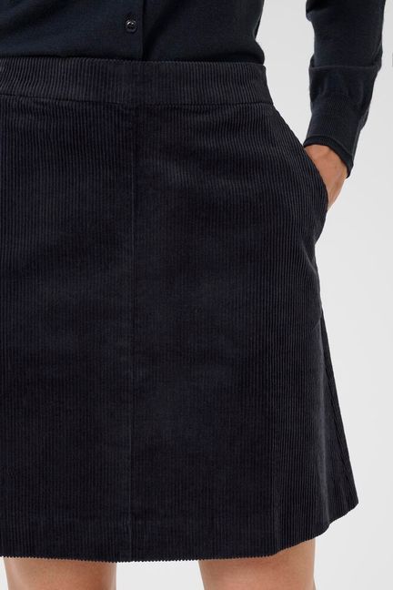 Part Two LingsPW Skirt navy fløjl - Image 3