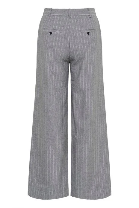 Part Two NinnesPW Pants Medium Grey Pinstripe - Image 3