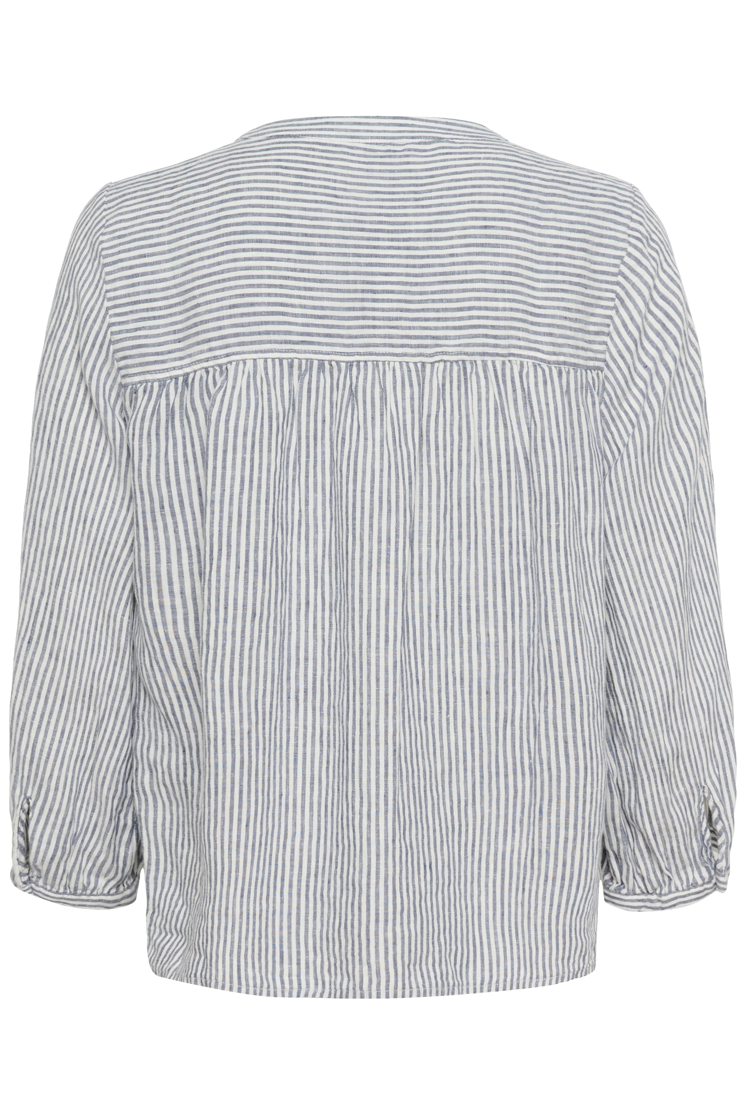Part Two PersillesPW Shirt Oceana Stripe Blue - Image 6