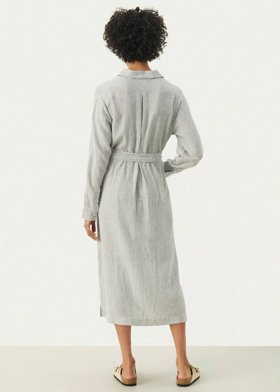 Part Two RonyaPW Dress Green Stripe - Image 2