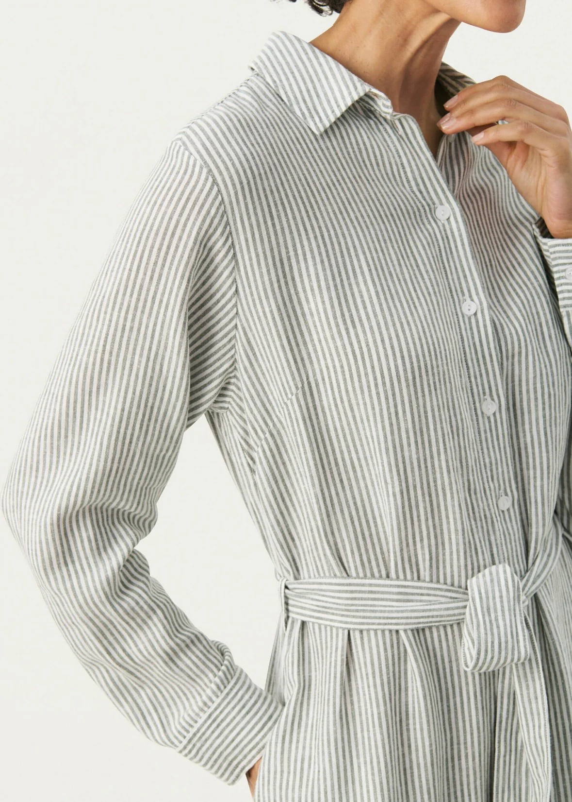 Part Two RonyaPW Dress Green Stripe - Image 3