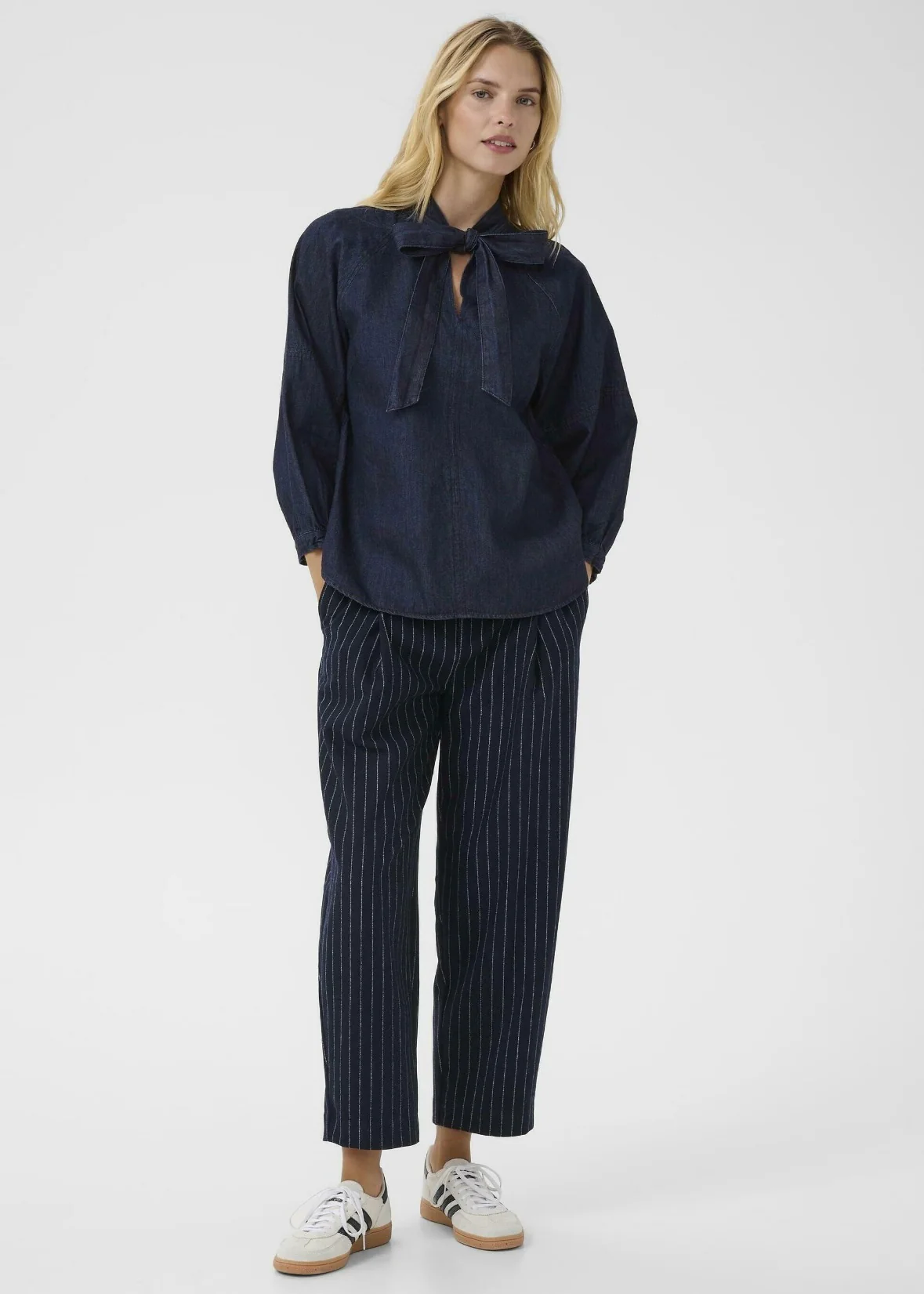 Part Two SassiPW Shirt Rinse Blue Denim - Image 3