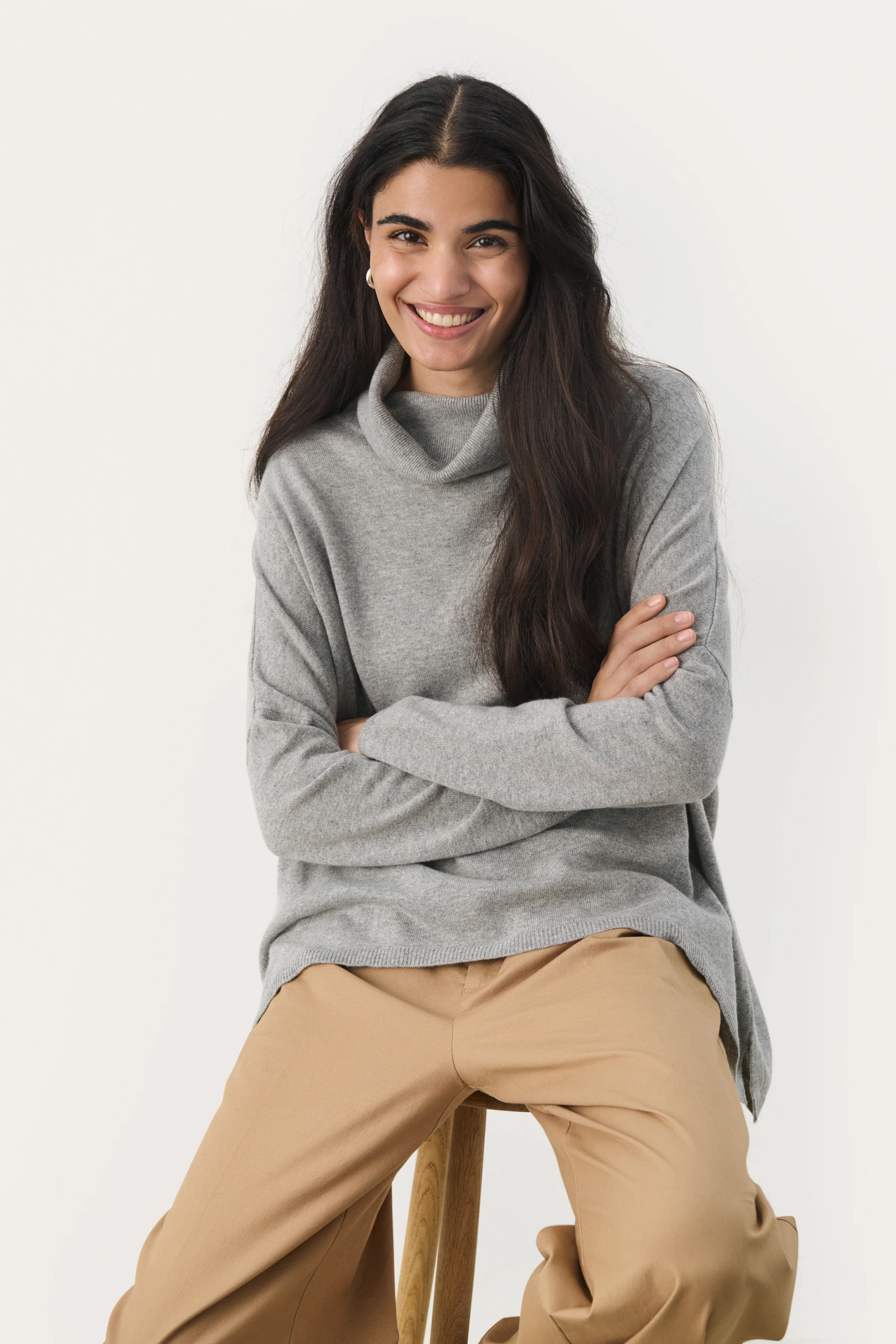 Part Two Tilane Pullover Medium grey melang - Image 5