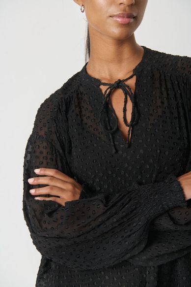 Part Two UllisPW Blouse black dot - Image 4