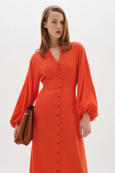 InWear PattieIW Dress Cherry Tomato - Image 2