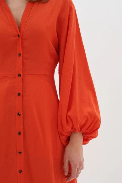 InWear PattieIW Dress Cherry Tomato - Image 3