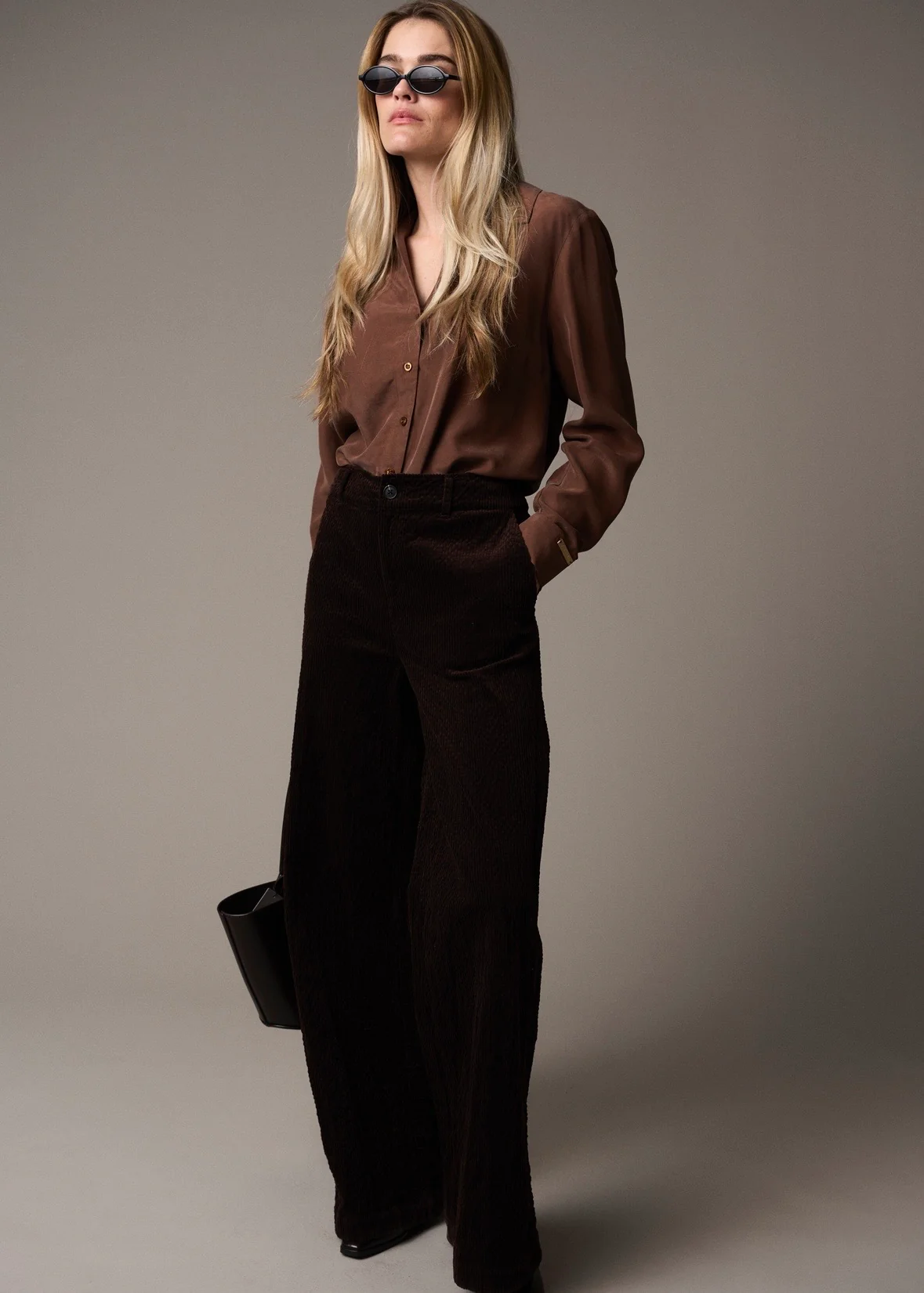 Pieszak PD-Birkin Pant Stunning Corduroy 768 Black Coffee (brun) - Image 4