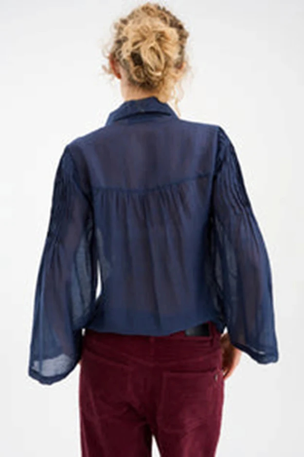 Pieszak PD-Chris Pintuck Shirt 585 Midnight Navy - Image 3