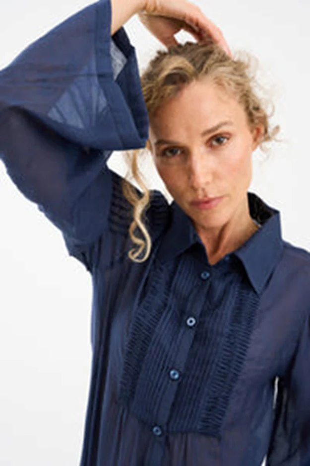 Pieszak PD-Chris Pintuck Shirt 585 Midnight Navy - Image 4