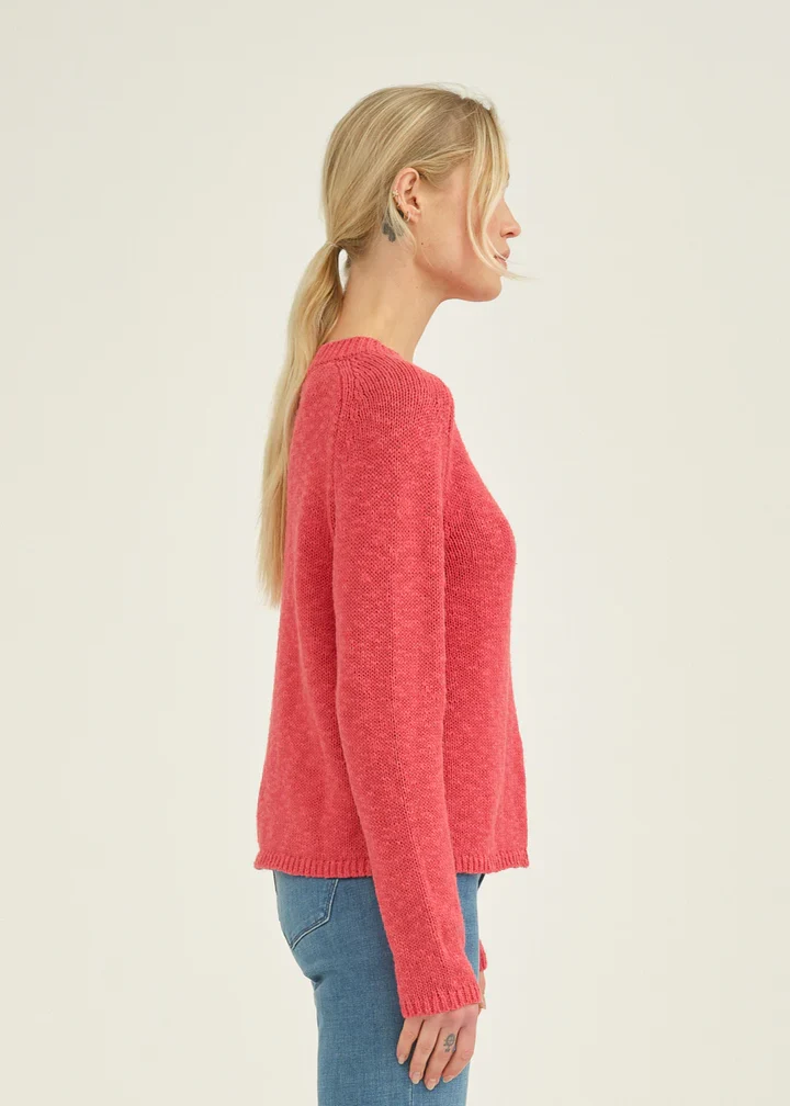 Pieszak May Crewneck Knit Blossom Red - Image 3