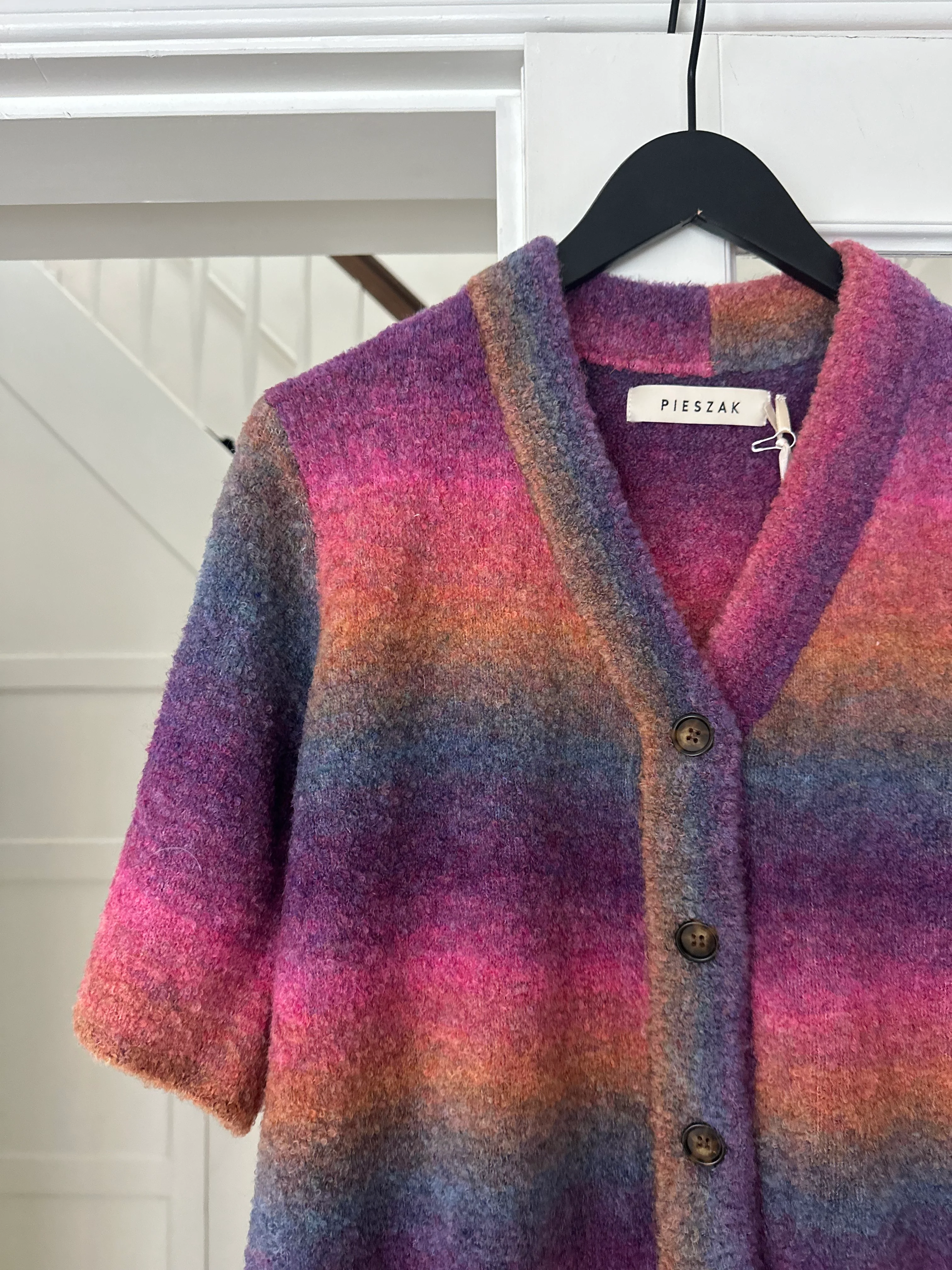 Pieszak PD-New Dew SS Cardigan 350 Bright Grape - Image 2