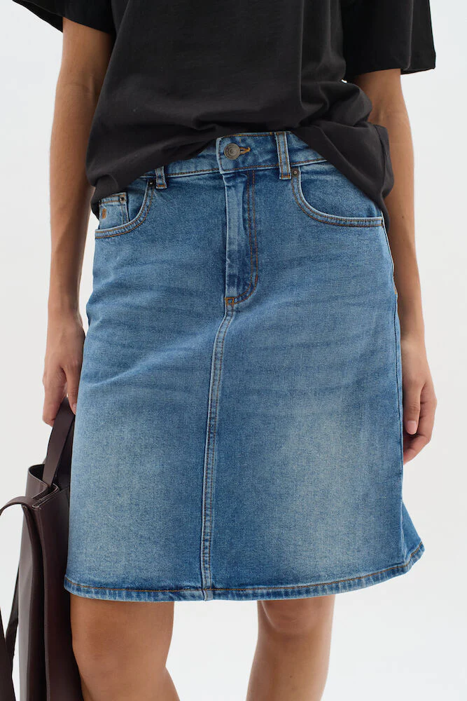 Inwear PheifferIW Rylie Skirt Medium Blue - Image 6