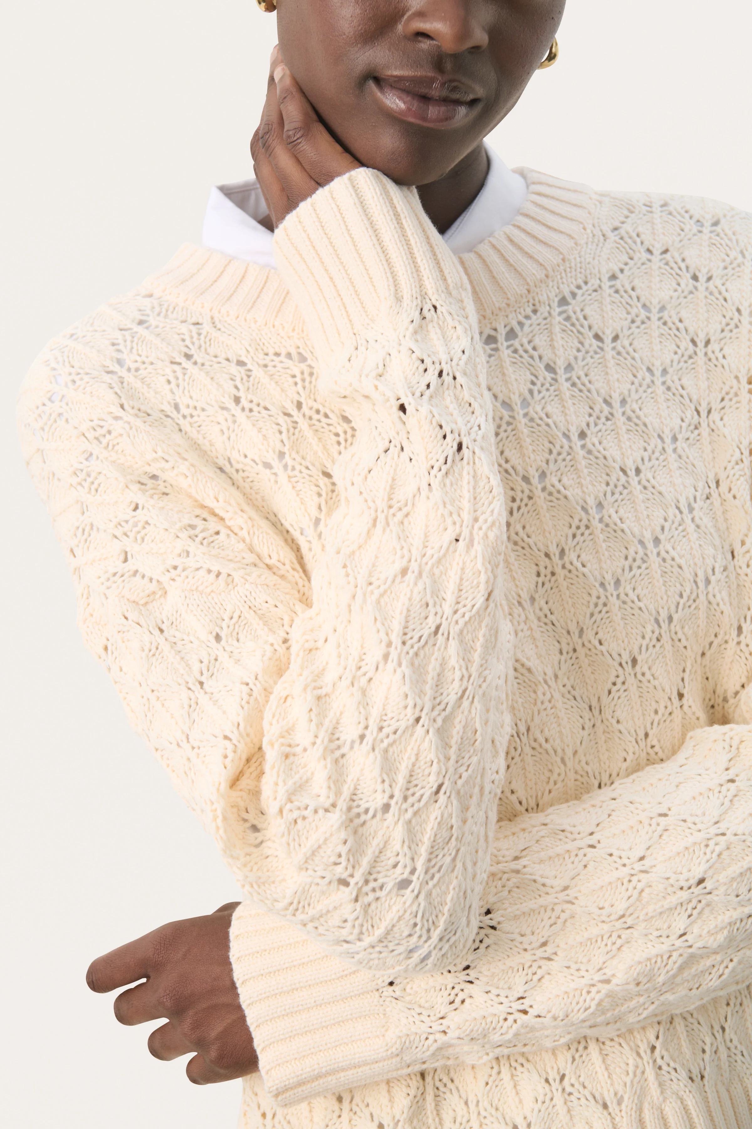 Part Two PiaclaraPW Pullover Whitecap Gray - Image 5