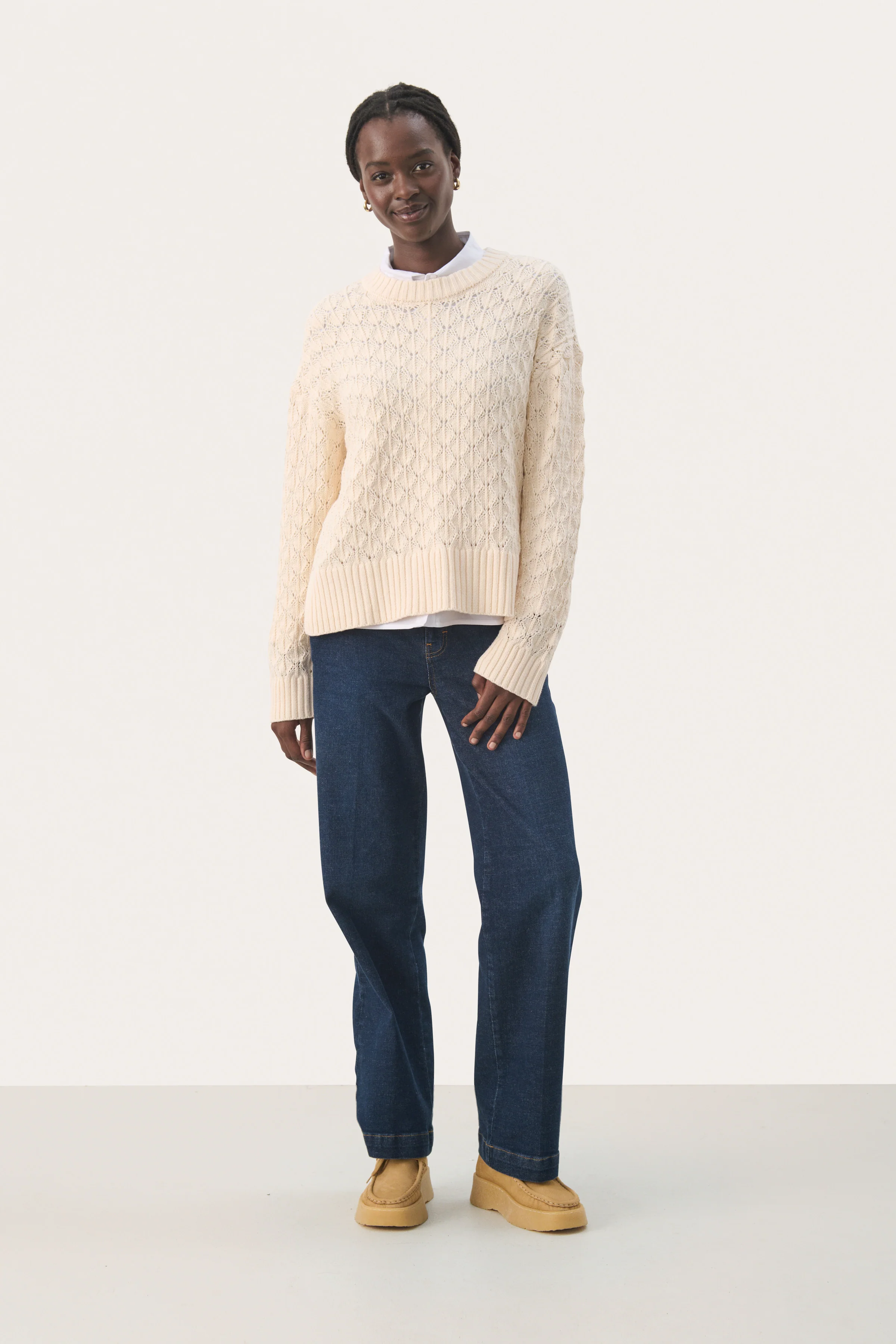 Part Two PiaclaraPW Pullover Whitecap Gray - Image 6