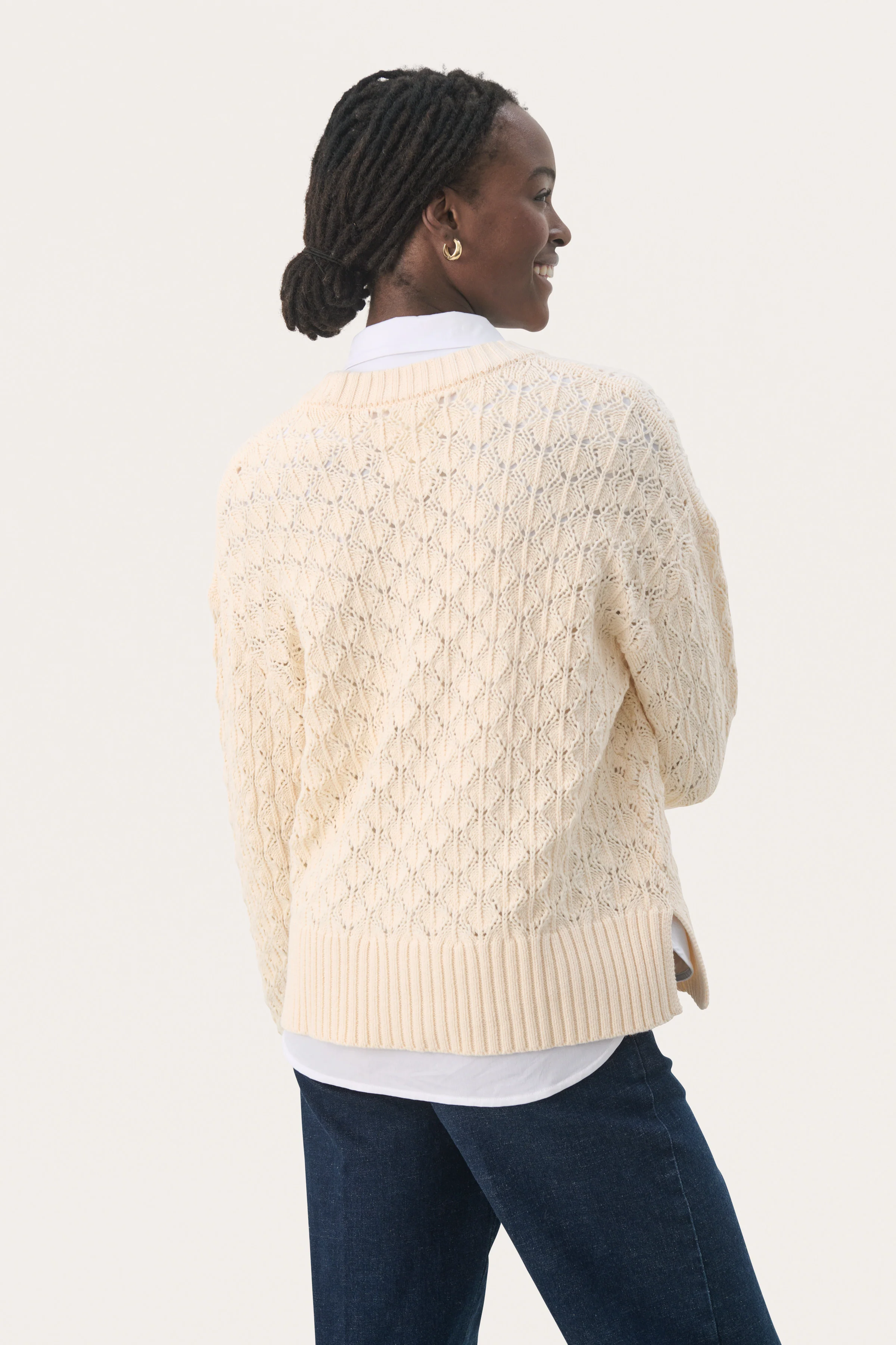 Part Two PiaclaraPW Pullover Whitecap Gray - Image 8