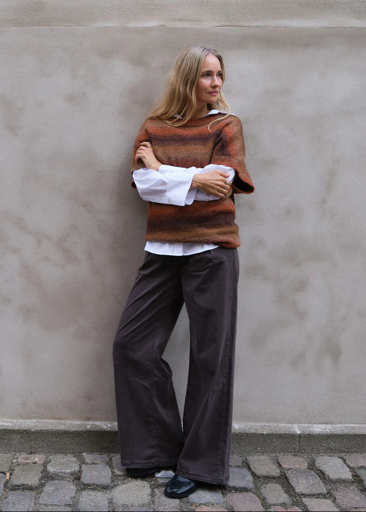 Pieszak PD-Sasha French Pleat Pant coffee (brun) - Image 6