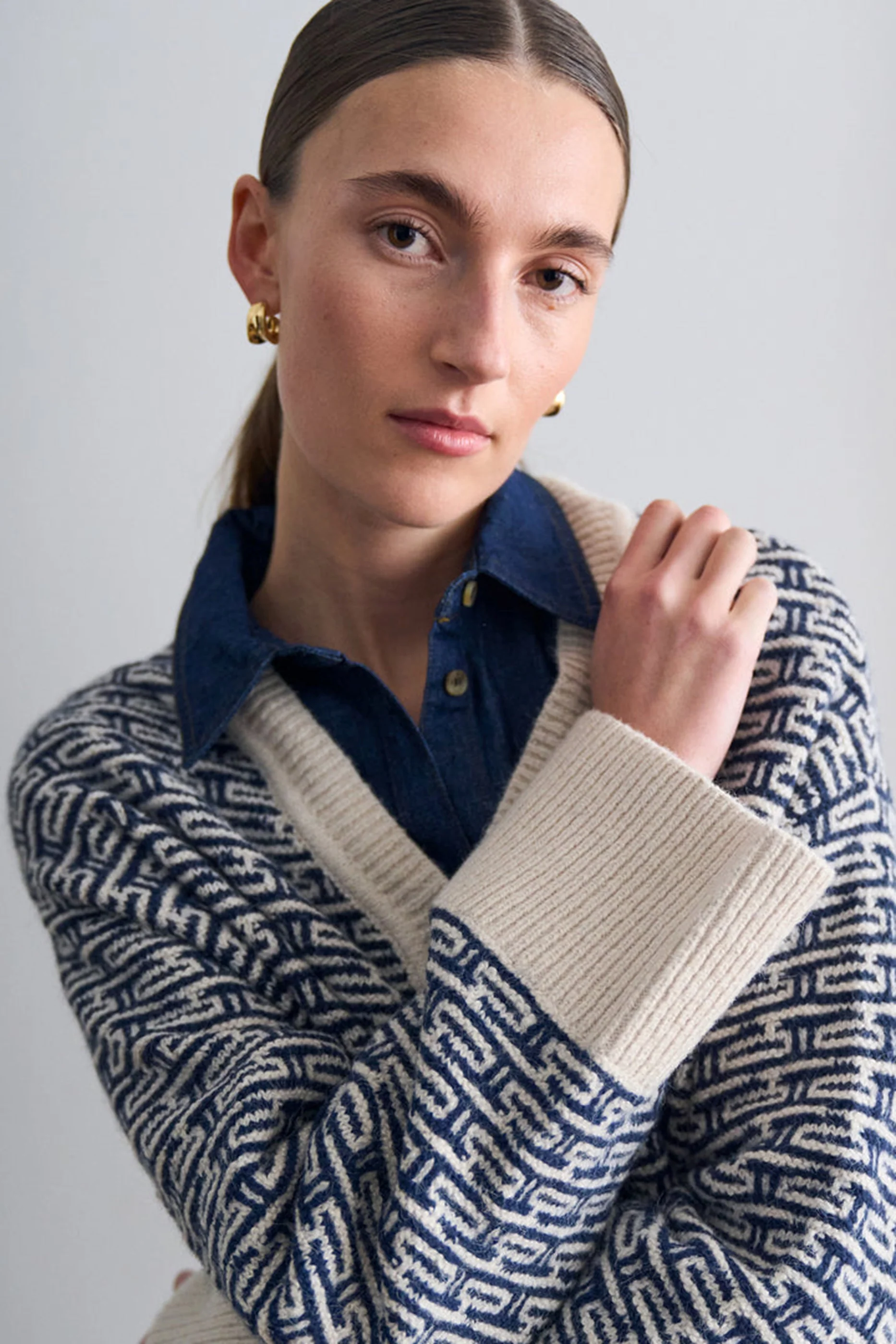 Pieszak PD-Talia Knit Cardigan midnight navy - Image 3