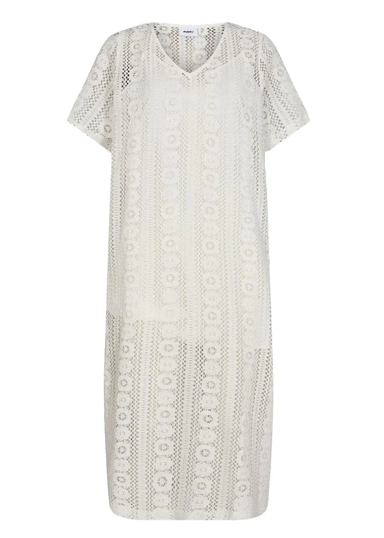 Moves Pillano Midi Dress Birch - Image 5