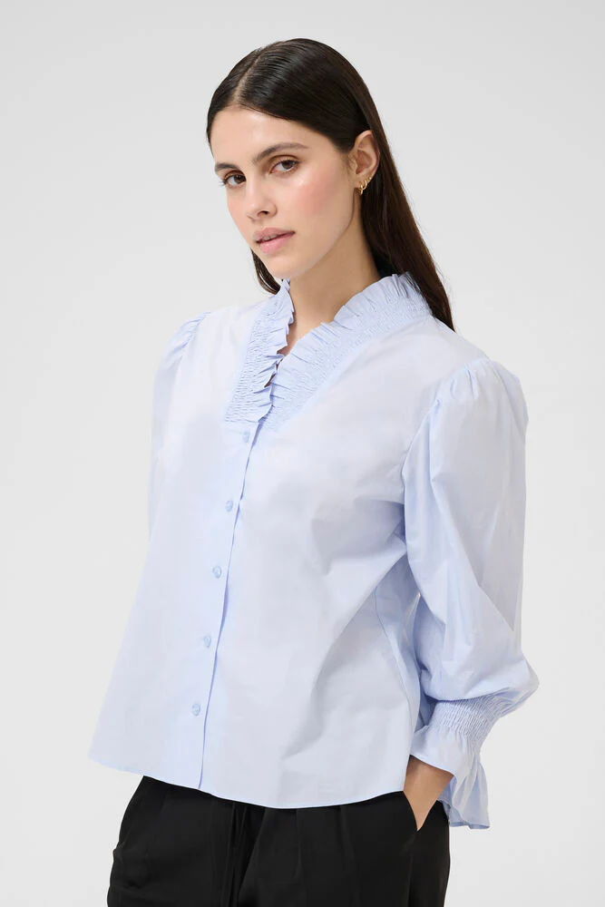 Karen By Simonsen KBChilly Shirt heather (lyseblå) - Image 2
