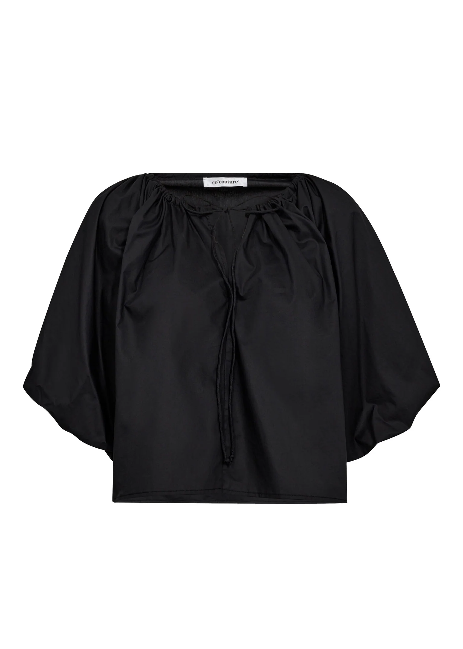 Co'Couture PrimaCC Puff Blouse Black - Image 3