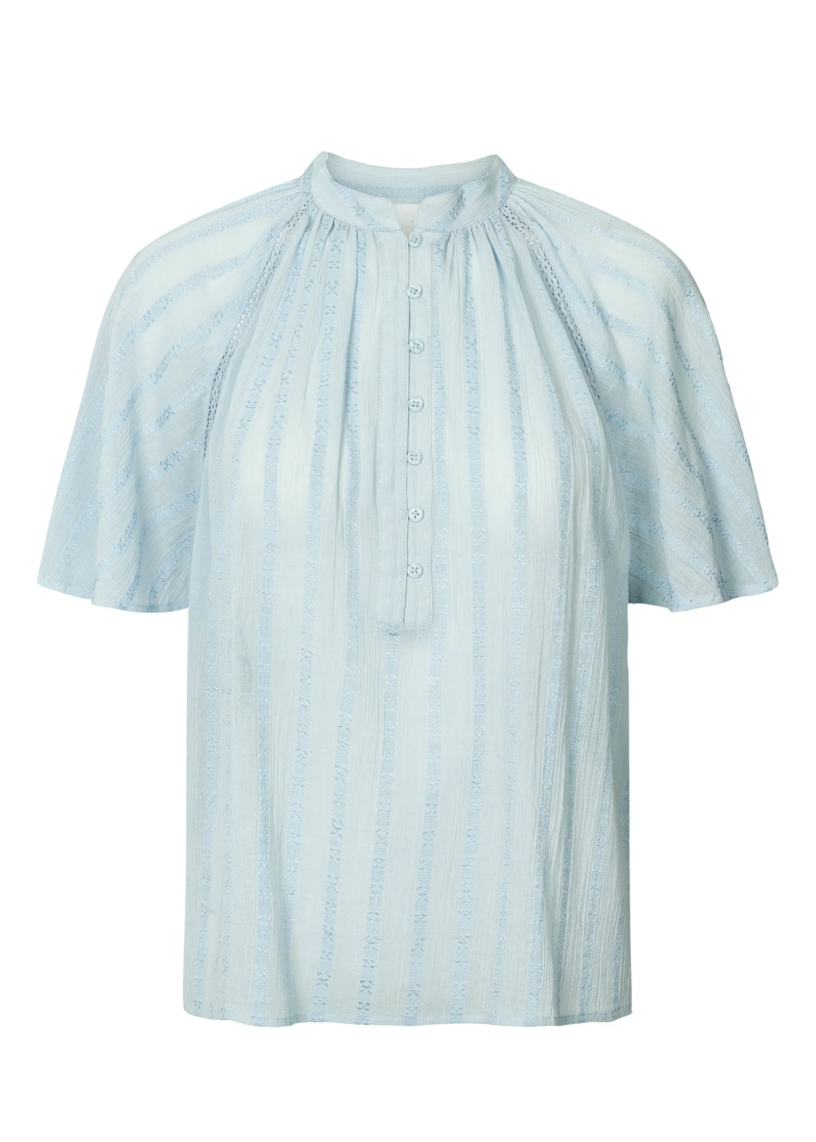 Project AJ117 Sandie Blouse Light Blue - Image 3