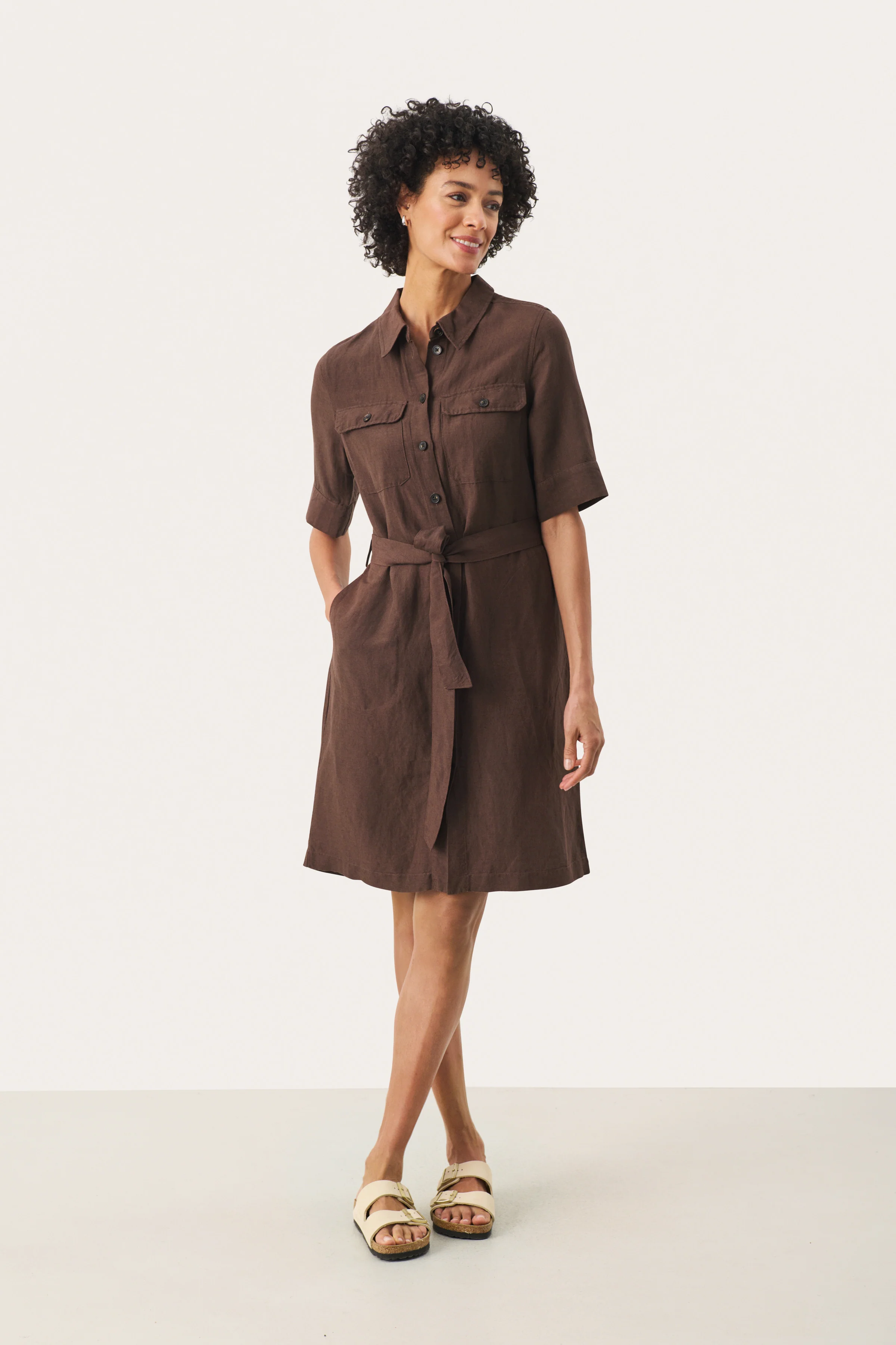 Part Two RailiPW Dress Bracken (brun) - Image 2