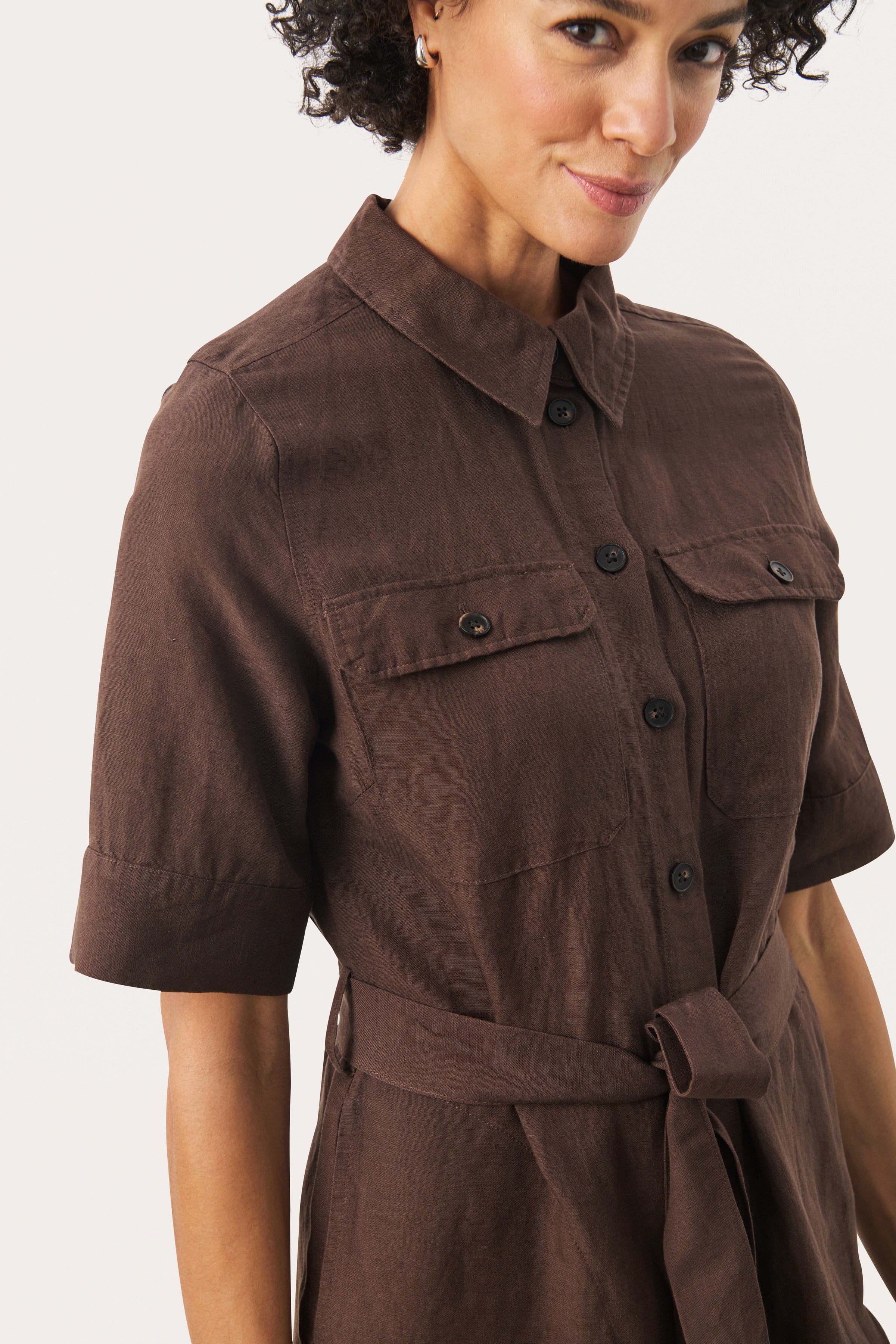 Part Two RailiPW Dress Bracken (brun) - Image 5