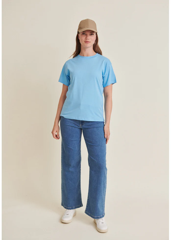 Basic Apparel Rikke Tee Alaskan Blue - Image 2