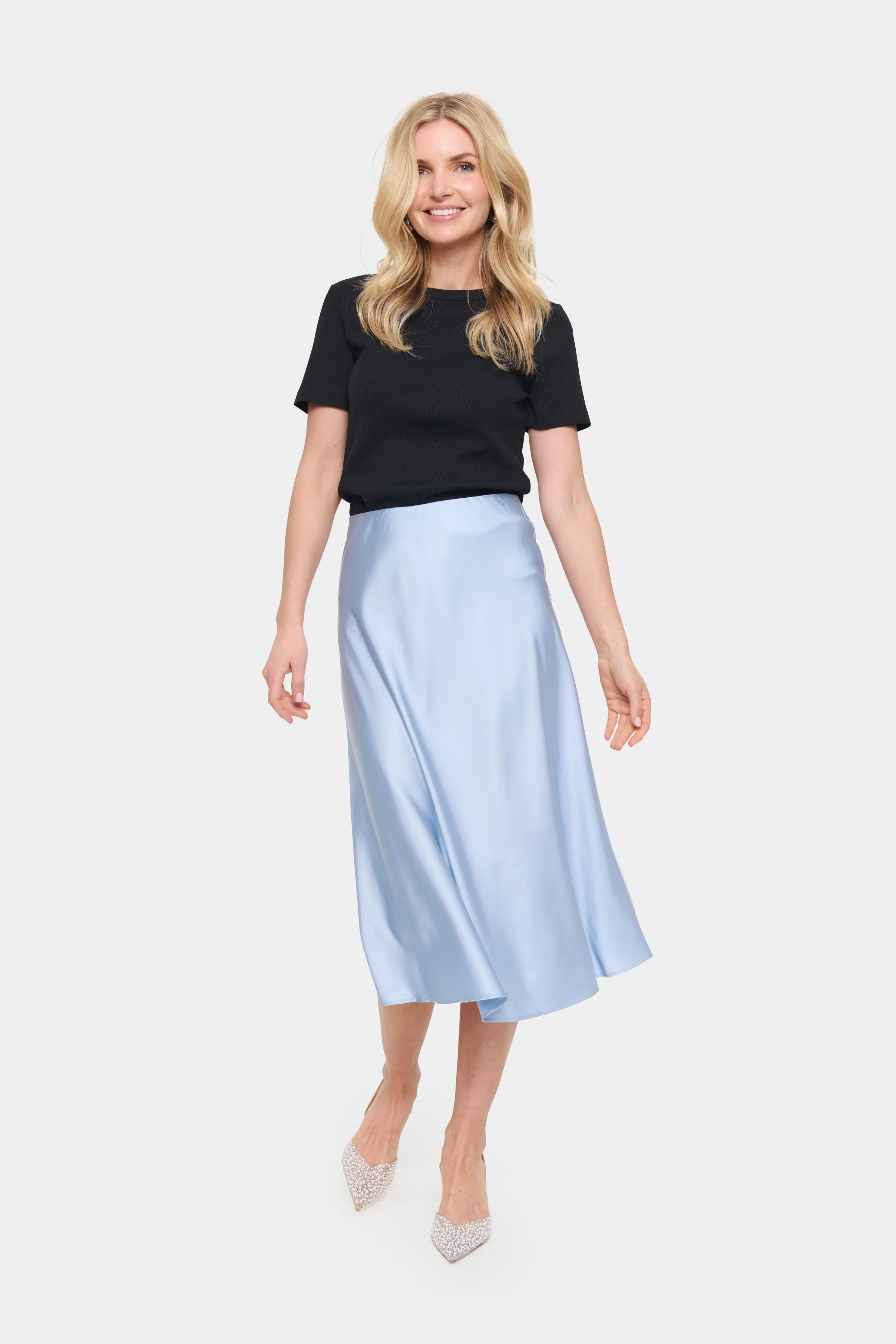 Saint Tropez DisaSZ Skirt Chambray Blue - Image 4