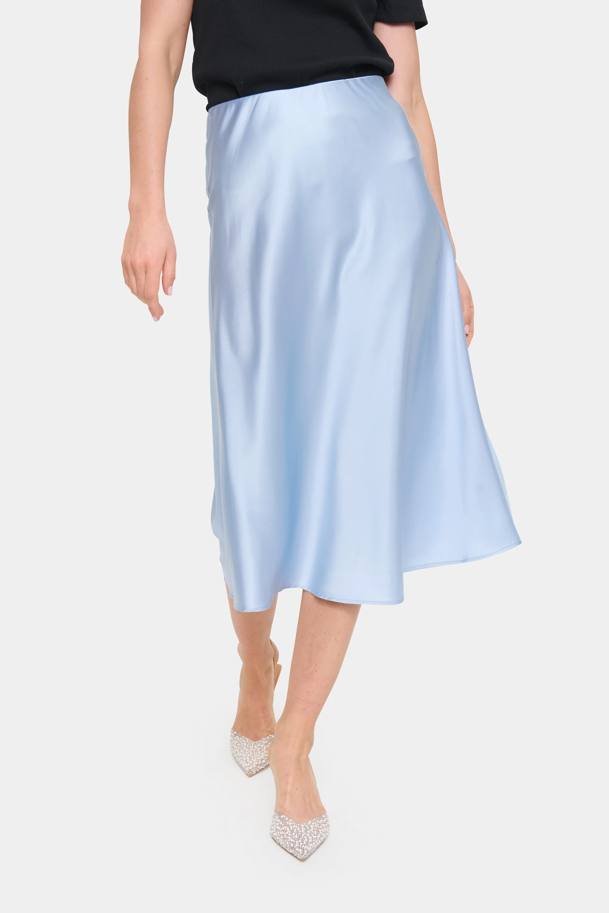 Saint Tropez DisaSZ Skirt Chambray Blue - Image 5
