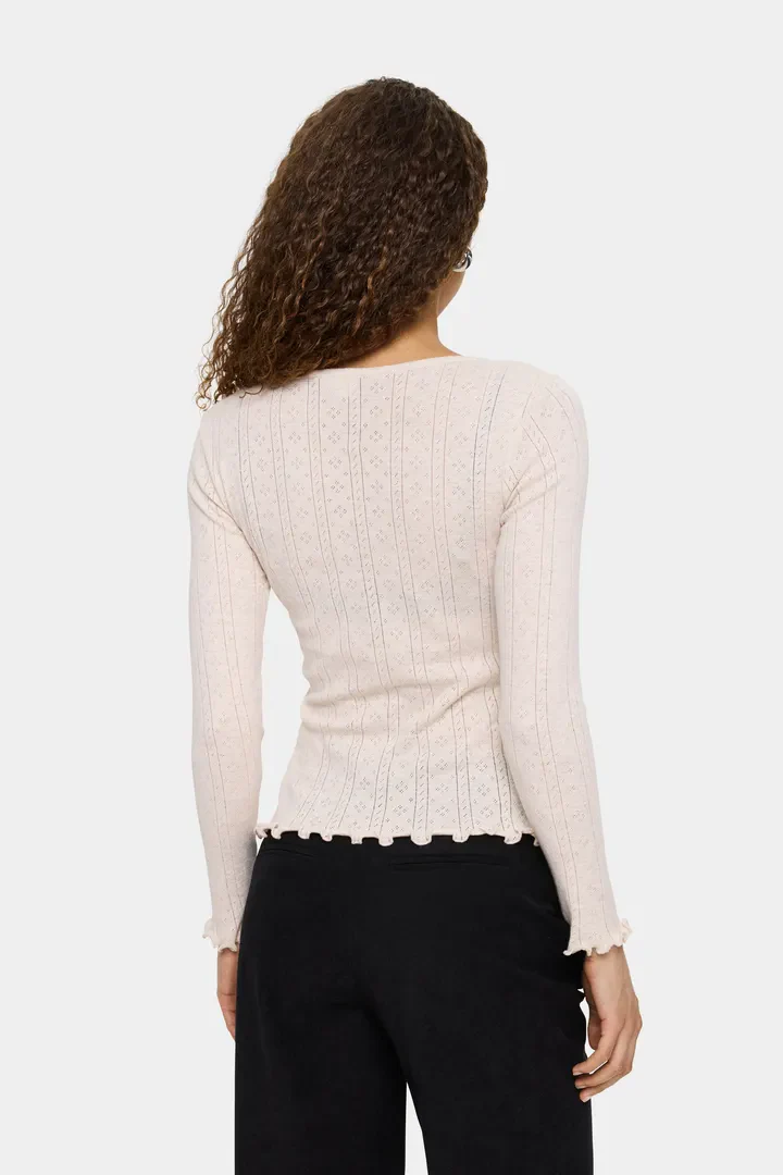 Saint Tropez GruSZ Blouse Rice Melange - Image 3