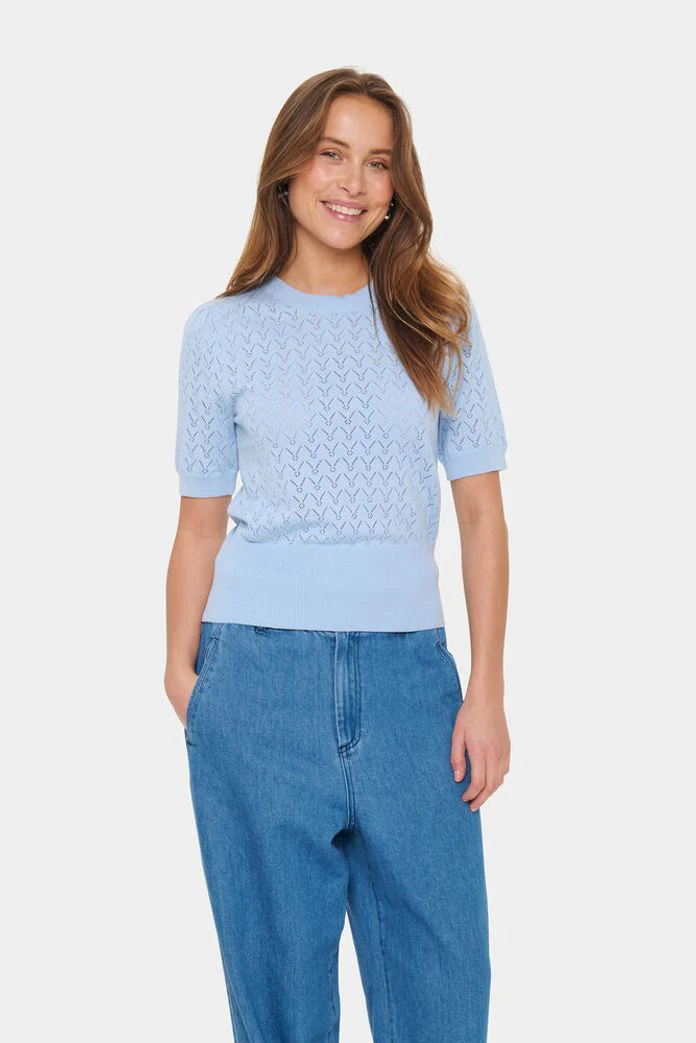 Saint Tropez KarnaSZ Pullover Chambray Blue - Image 2