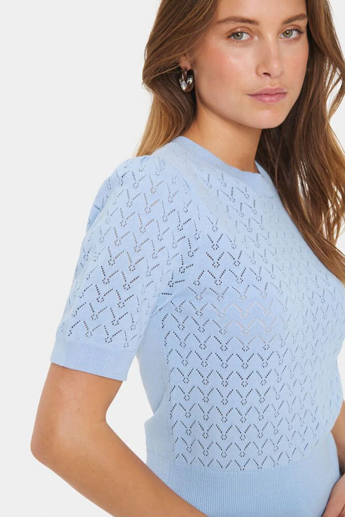 Saint Tropez KarnaSZ Pullover Chambray Blue - Image 3