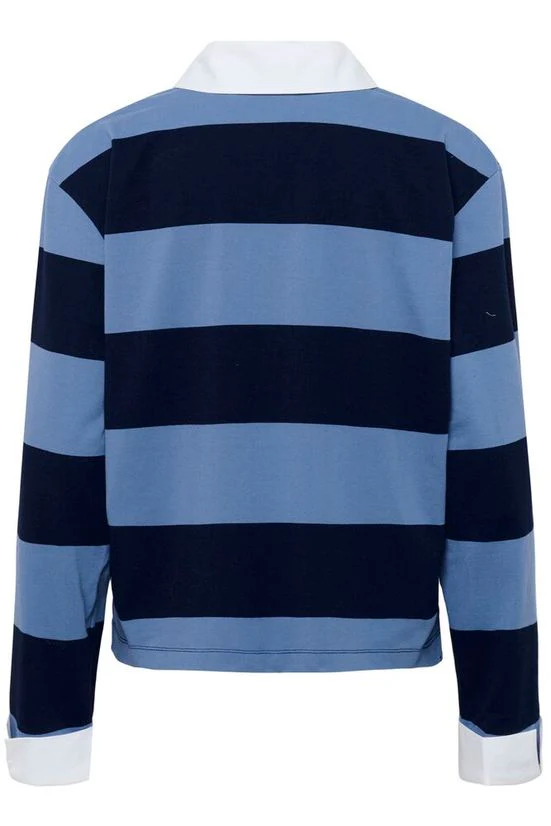 Saint Tropez Megsz Sweatshirt Vintage Baritone Blue - Image 5