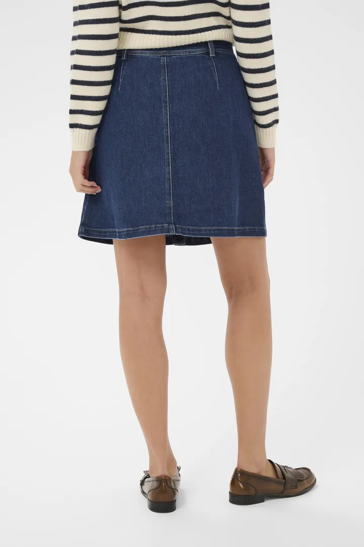 Saint Tropez OivySZ Skirt Medium Blue Denim - Image 6