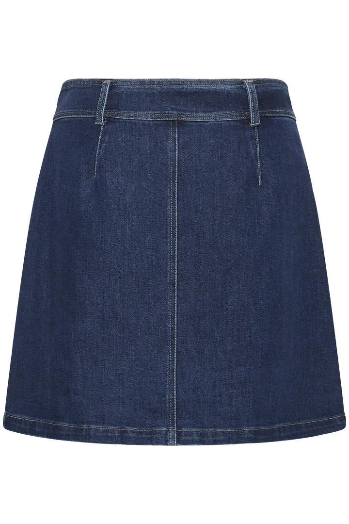 Saint Tropez OivySZ Skirt Medium Blue Denim - Image 9