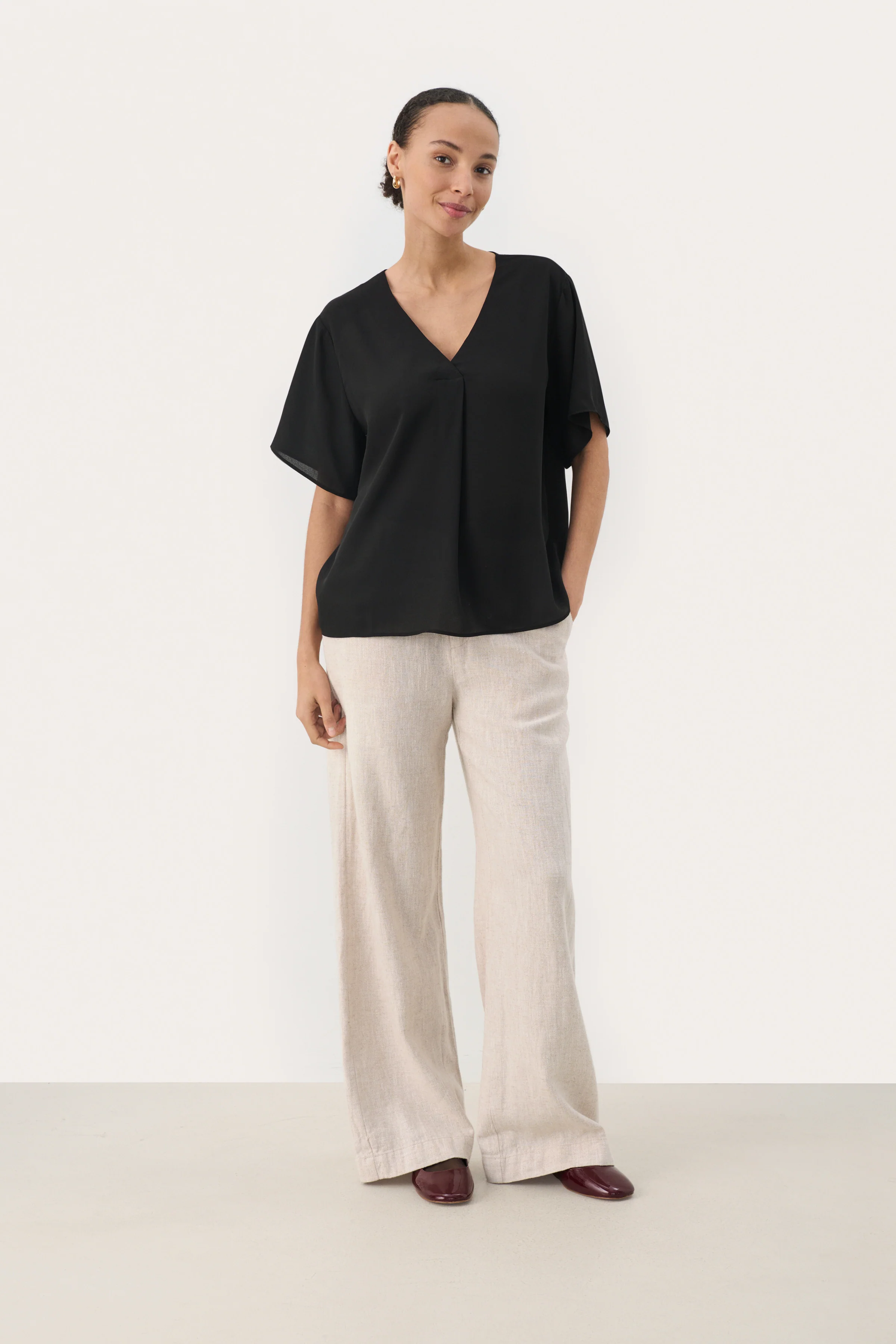 Part Two SanayaPW Blouse Black ok - Image 4