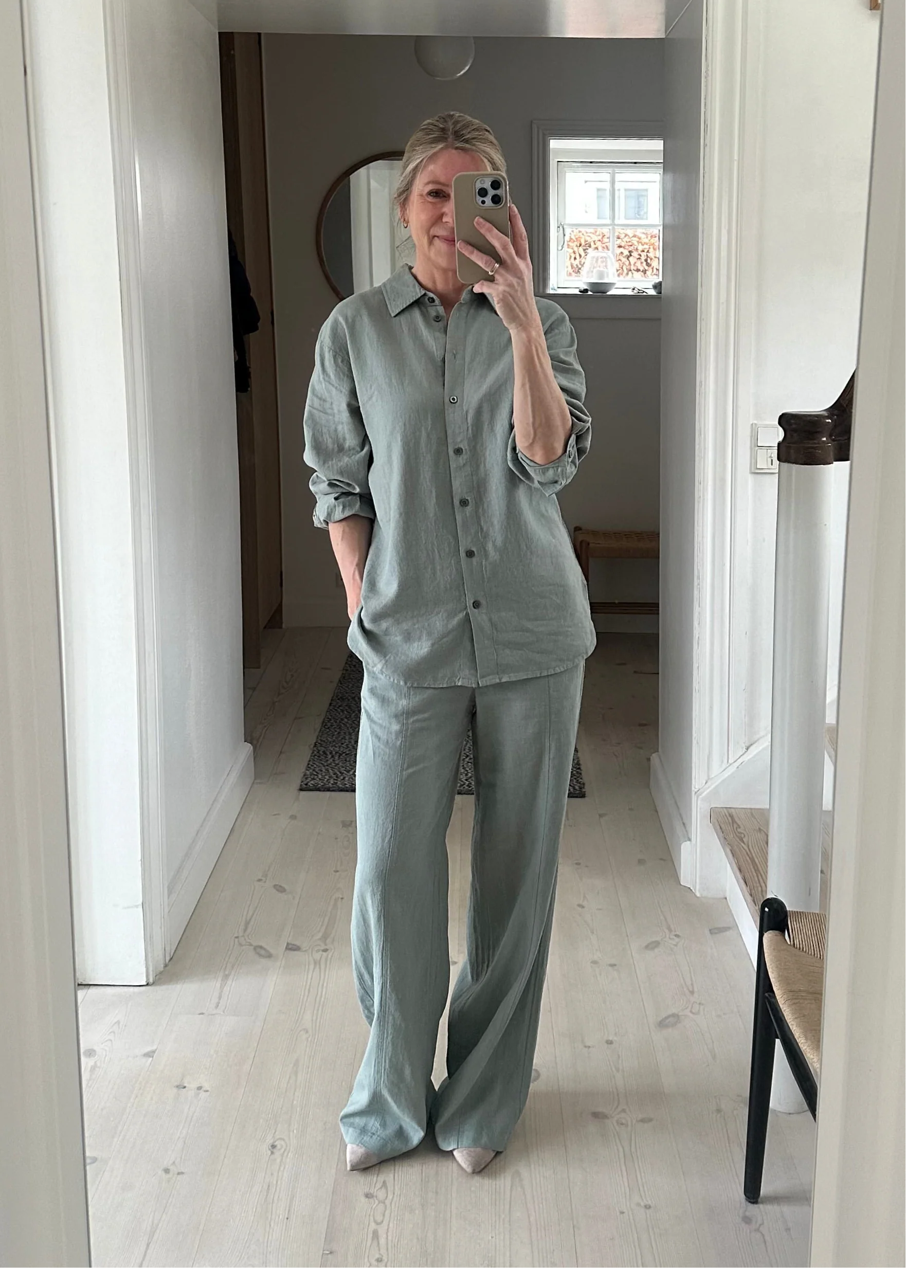 InWear SannieIW Pulllon Pant Desert Green - Image 2