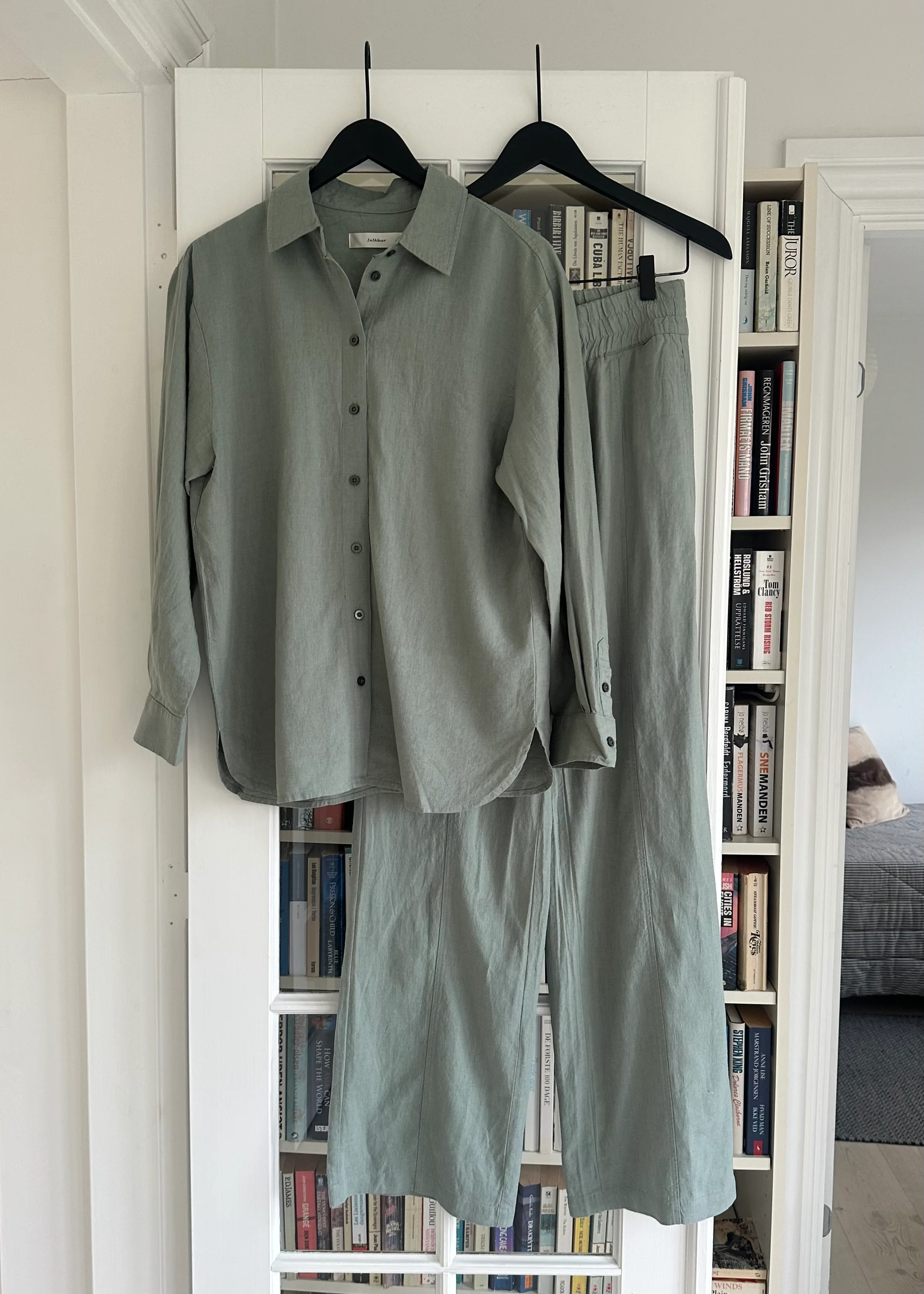 InWear SannieIW Pulllon Pant Desert Green - Image 4
