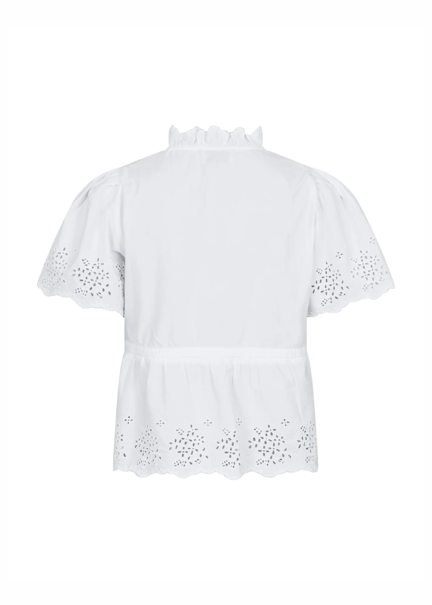 Neo Noir Satsi Embroidery Blouse White - Image 7