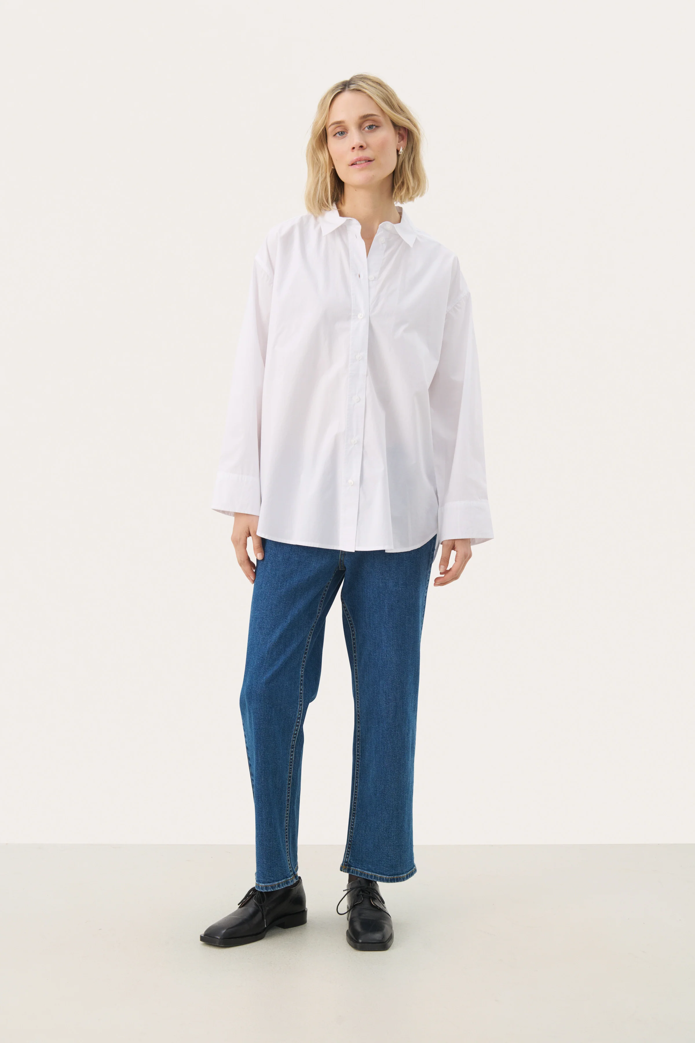 Part Two SavannaPW Woven Shirt Bright White - Image 2