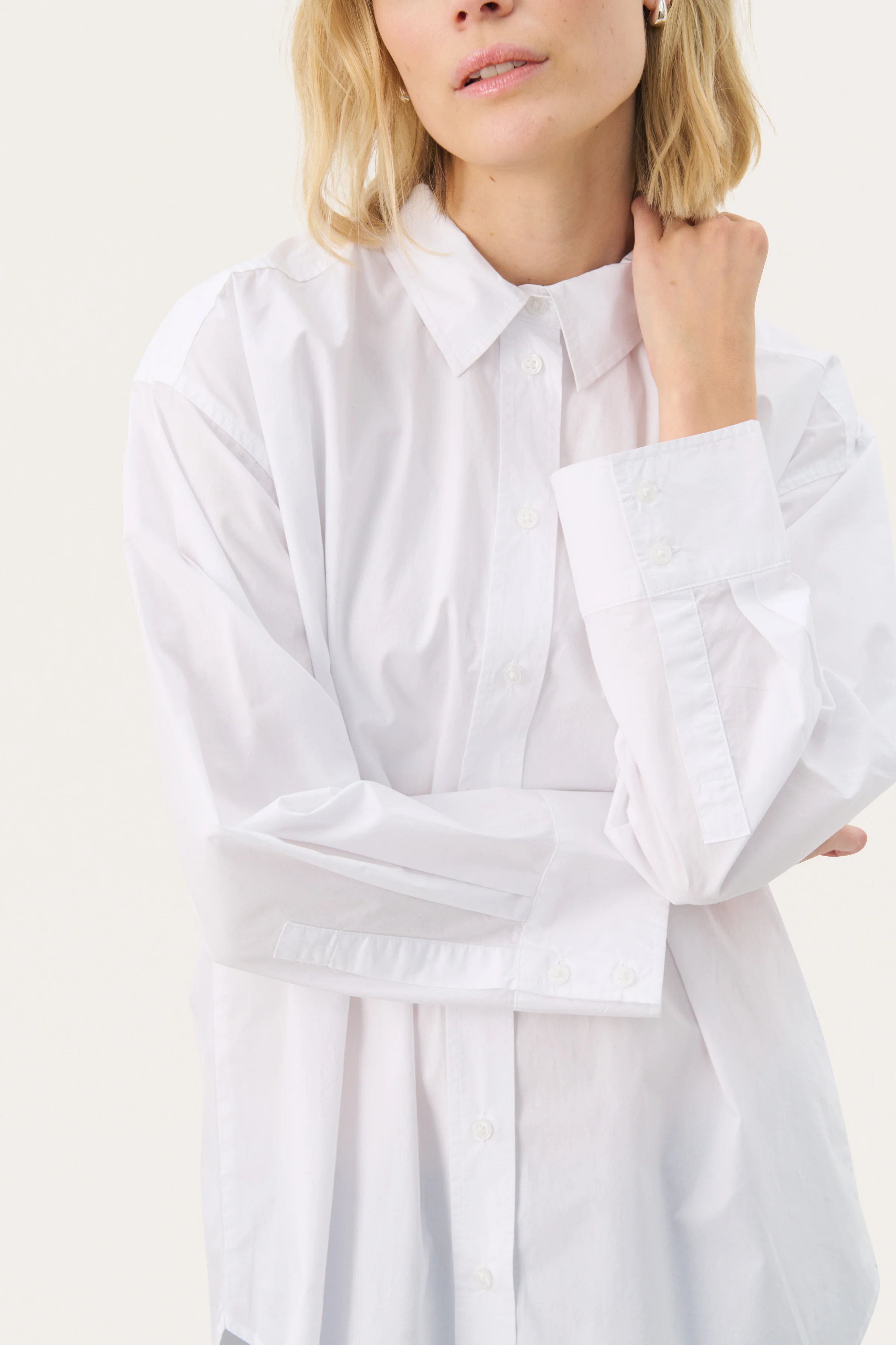 Part Two SavannaPW Woven Shirt Bright White - Image 3