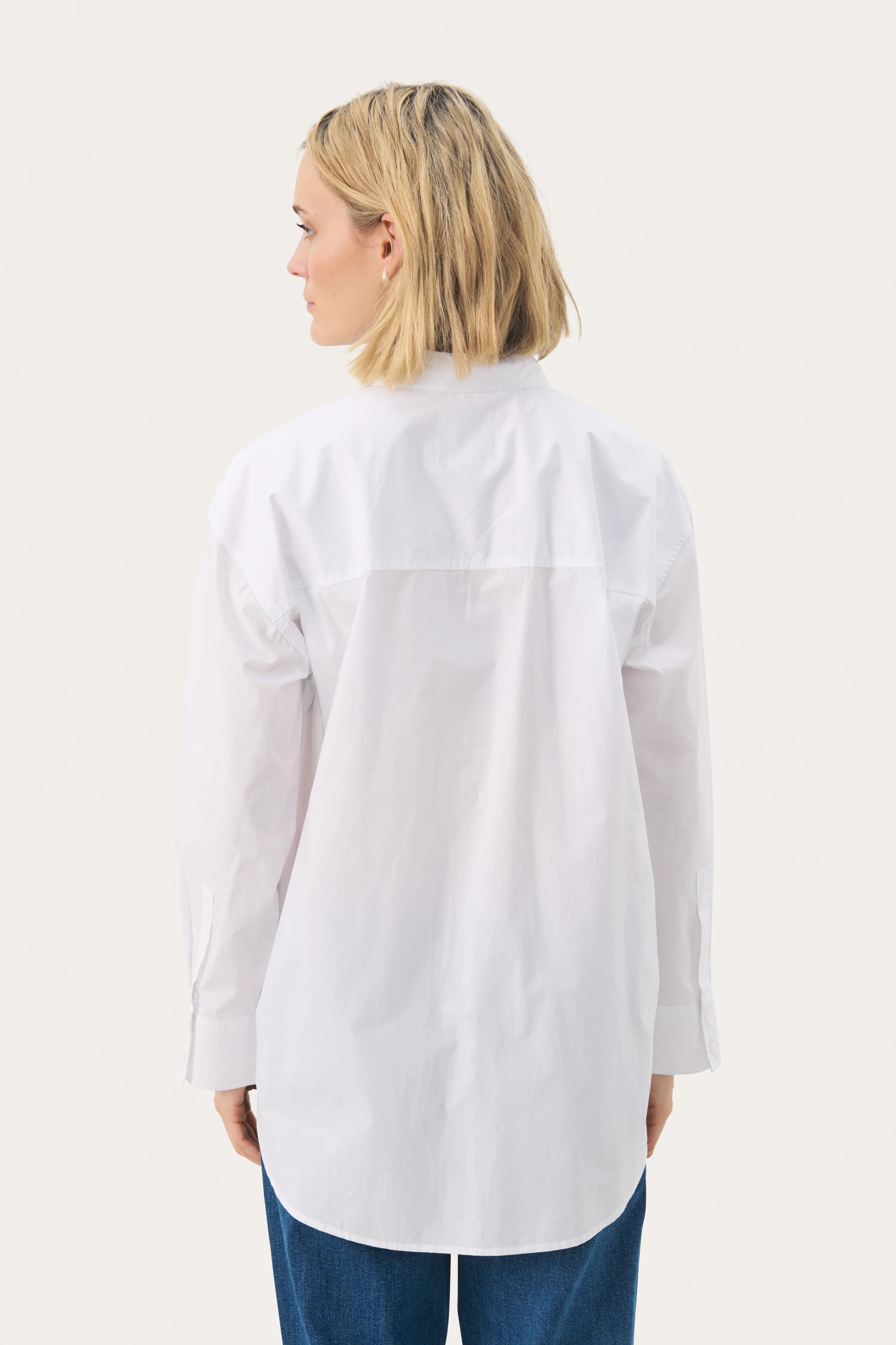 Part Two SavannaPW Woven Shirt Bright White - Image 4