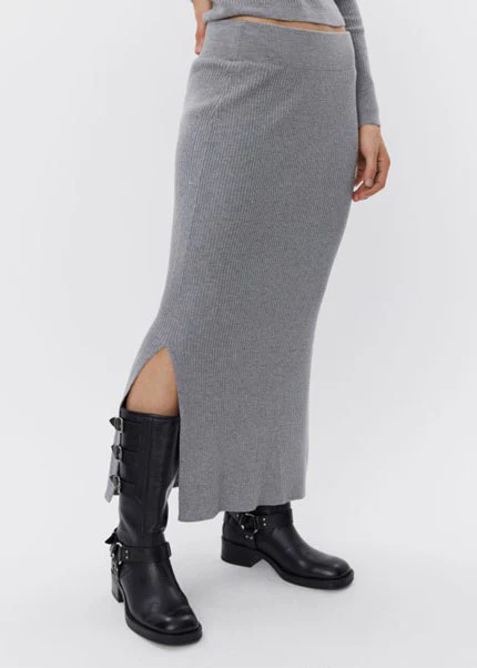 Sofie Schnoor Shilohsw skirt dark grey S243317 - Image 3