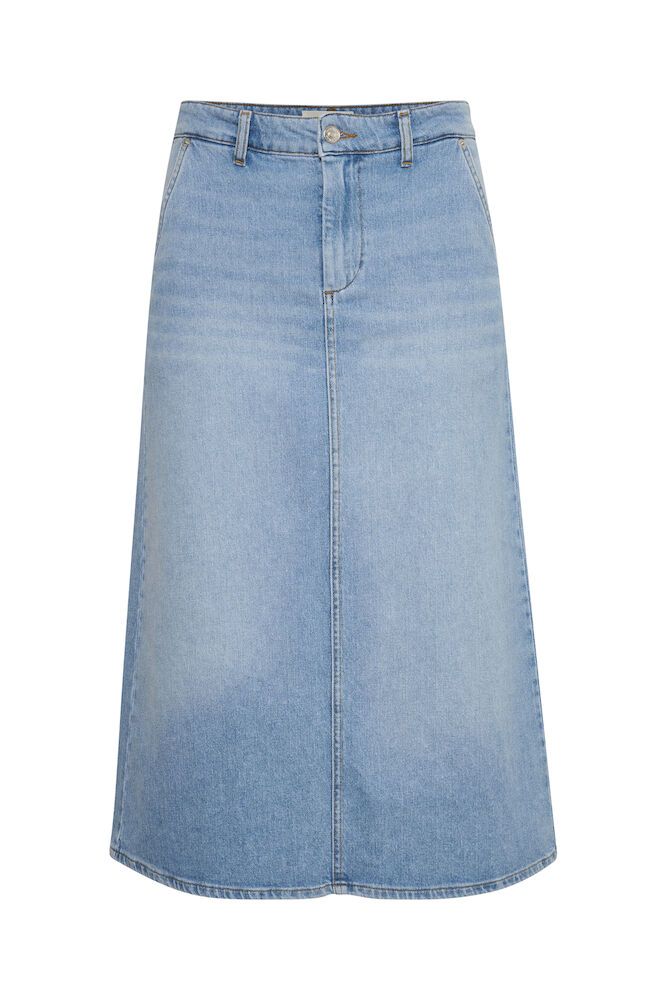 Part Two SiyaPW Skirt Light Blue Denim - Image 7