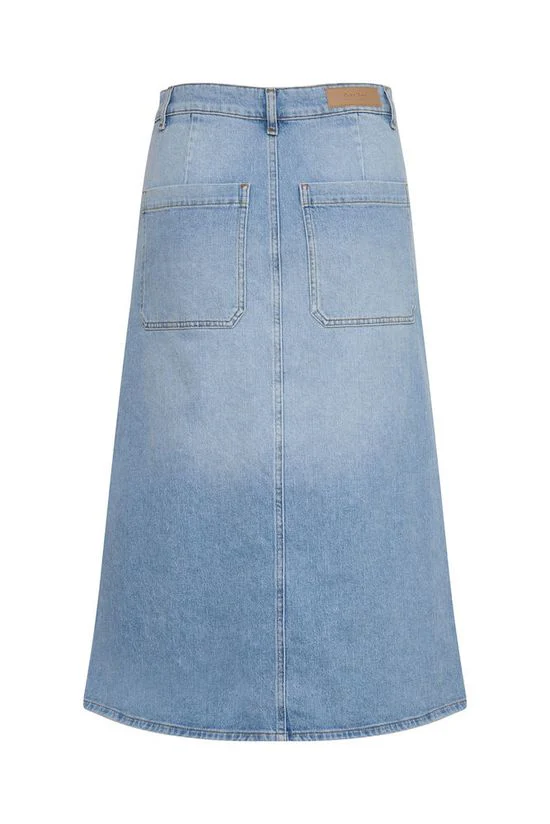 Part Two SiyaPW Skirt Light Blue Denim - Image 8