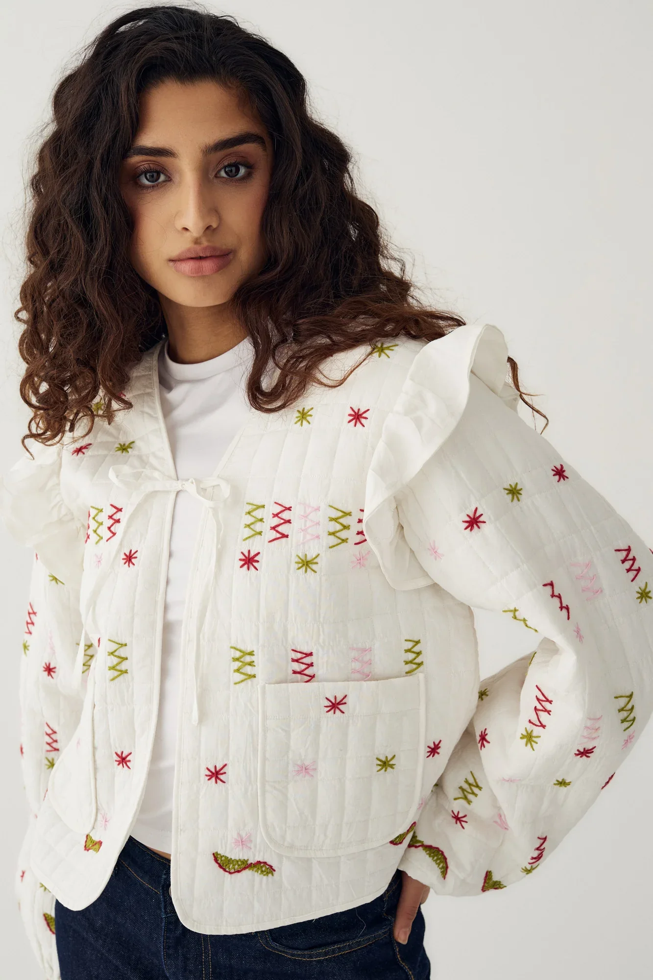 Noella Skye Jacket Ivory - Image 3
