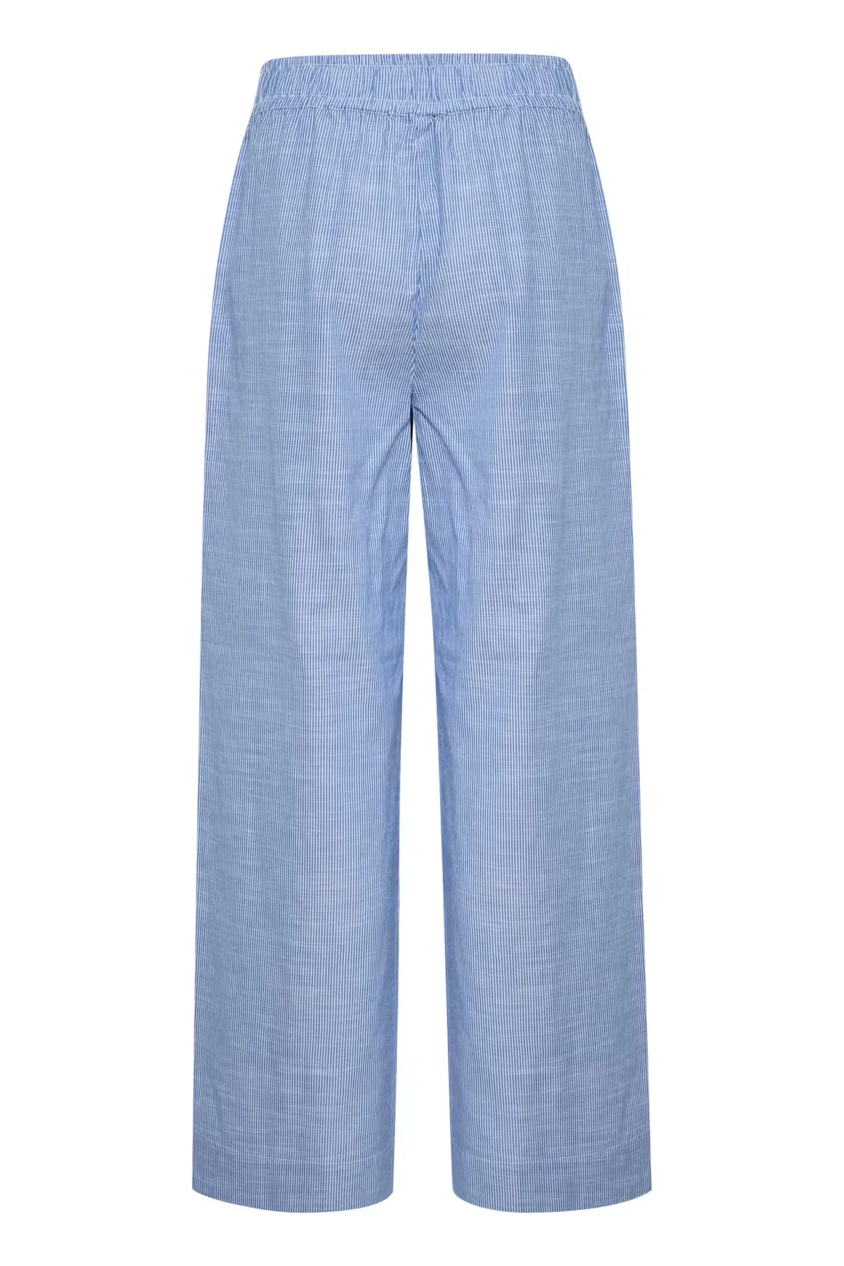 My Essential Wardrobe SkyeMW Wide Pant Delft Blue Striped - Image 3