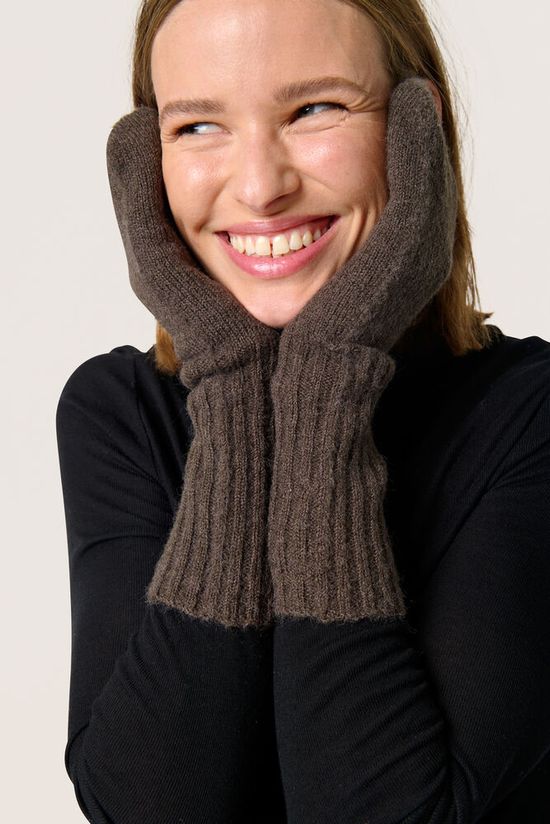 Soaked SLAnaye Mittens  Morel Melange - Image 4