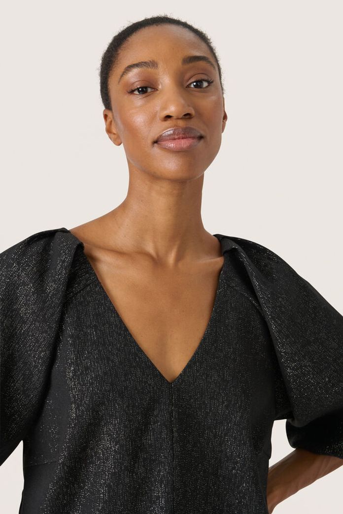 Soaked SLCahlina Blouse Gun Metal - Image 3